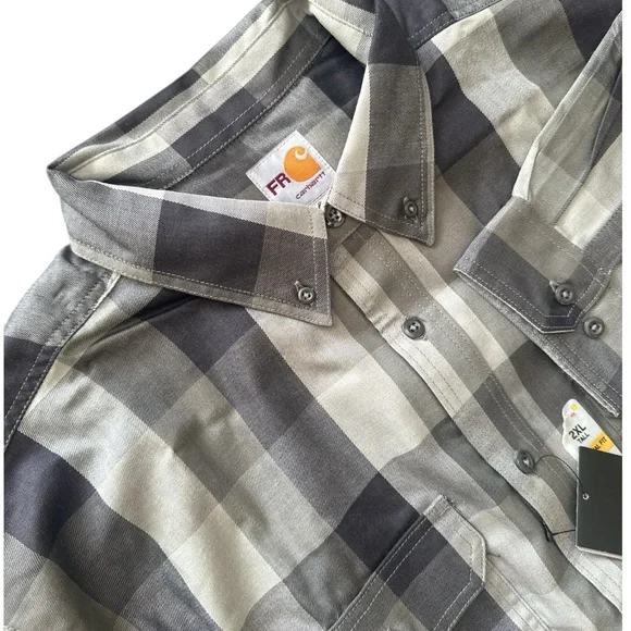 NWT Carhartt FR Flame Resistant 2XL Cat 2 Force Rugged Flex Original Fit Twill - Picture 1 of 9